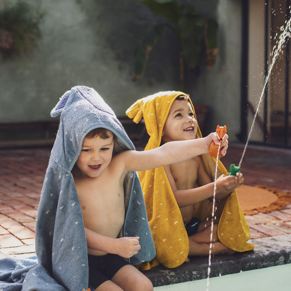 フード付きタオル - Mrs. Elephant