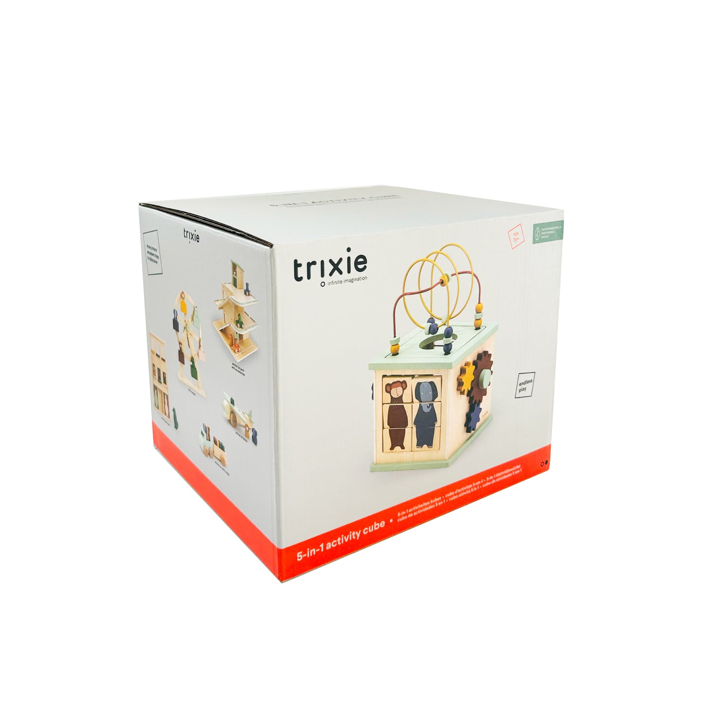 ウッド アクティビティキューブ